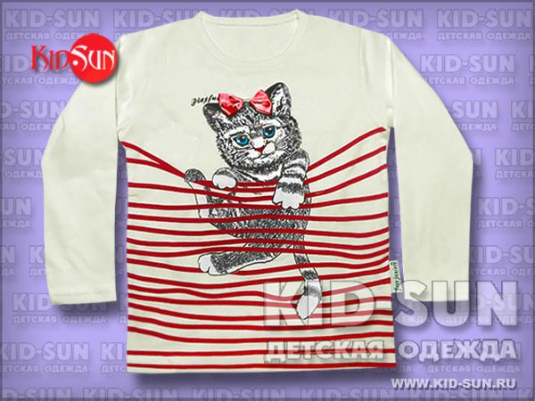 Кофта для девочки Player Cat   210 р.jpg