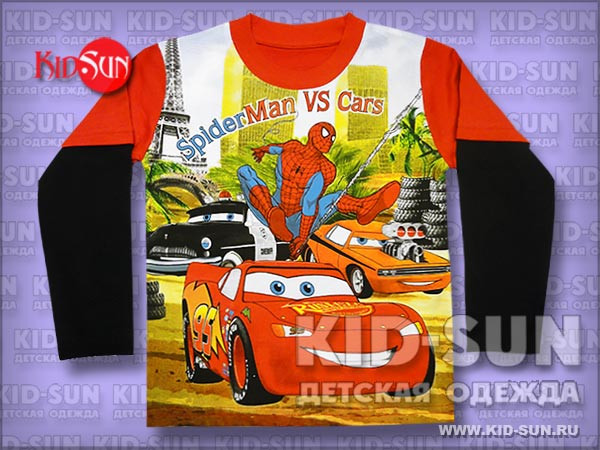 Лонгслив для мальчика SM & Cars 270 р.jpg