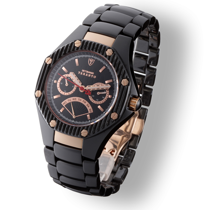 Taranto Black Rosegold (Detomaso)==9130--20%==