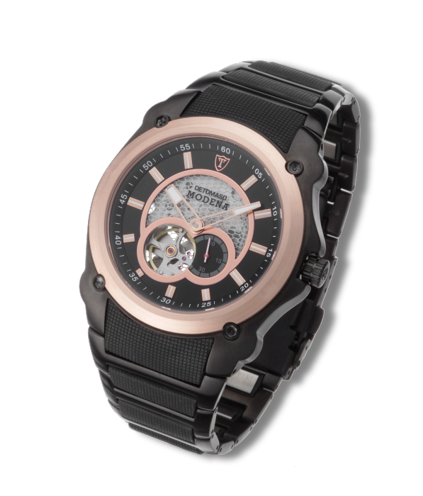 Modena Automatic Rosegold/Blac (Detomaso)==11720--20%==