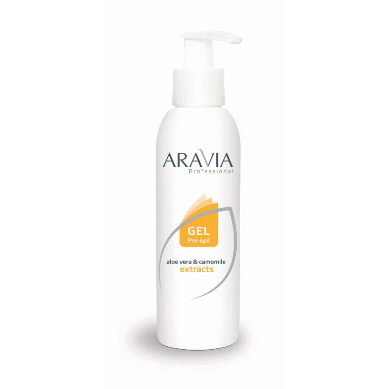 Гель ARAVIA Professional для обработки кожи перед депиляцией с экстрактами алоэ вера и ромашки 300 мл. 302 руб.jpeg