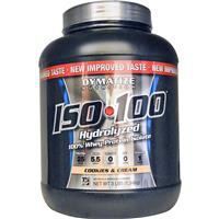 Dymatize Nutrition, ISOo100 Hydrolyzed 100% Whey Protein Isolate, Cookies & Cream, 3 lbs (1,346 g)