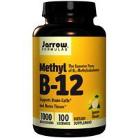 Jarrow Formulas, Methyl B-12, Lemon Flavor, 1000 mcg, 100 Lozenges