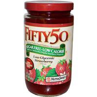 Fifty 50, Low Glycemic Spread, Sugar Free, Strawberry, 12 oz (340 g)