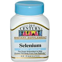 21st Century Health Care, Selenium, 200 mcg, 60 Capsules