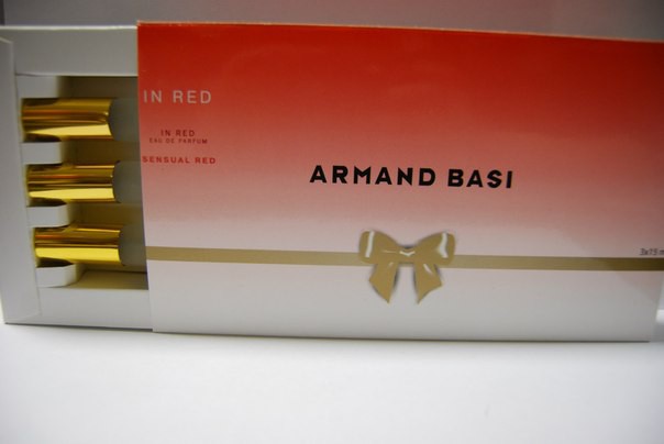 ARMAND BASI ( In red + In red eau de parfum + Sensual Red ) W - 3x15