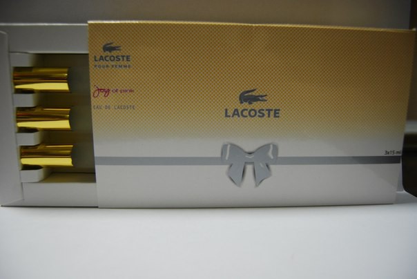 LACOSTE (Femme + eau de Lacoste +  Joy of Pink) W - 3x15