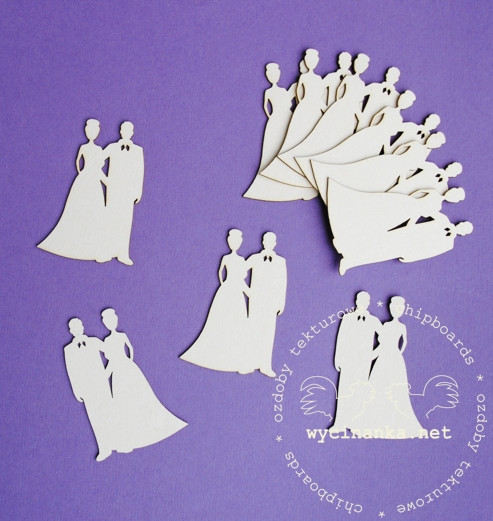 The Big Day - the newlywed couple, 10 szt..jpg