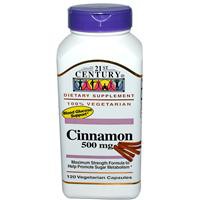 21st Century Health Care, Cinnamon,  , 500 mg, 120 Veggie Caps