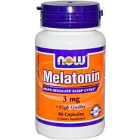 Now Foods, Melatonin, 3 mg, 60 Capsules