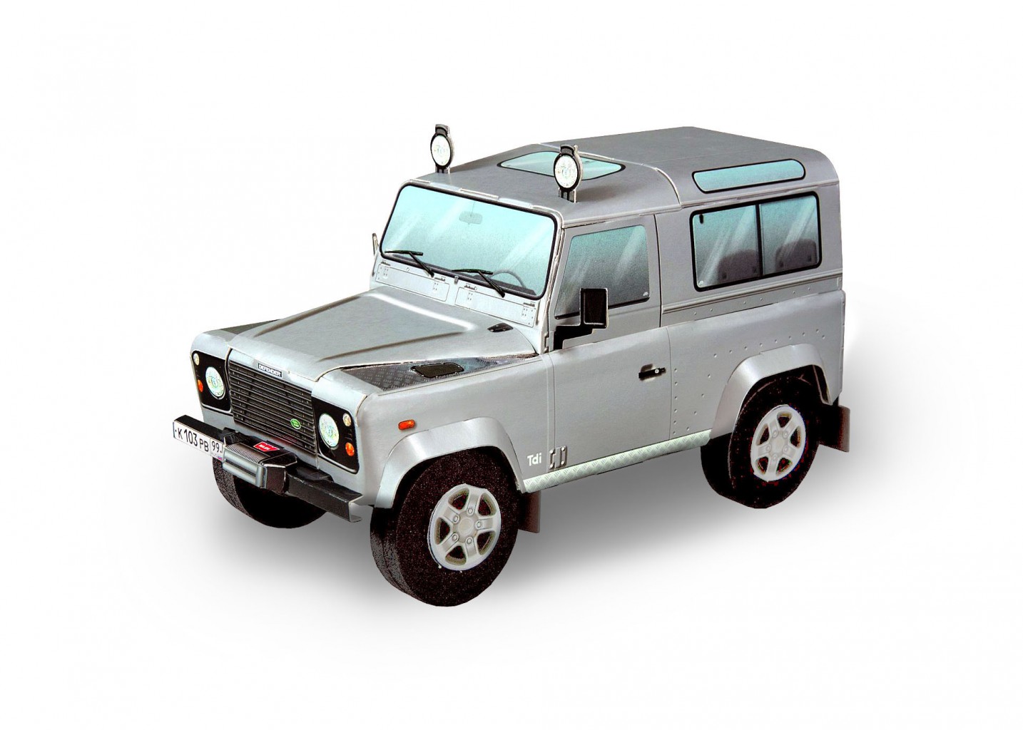 арт.146-03_Land Rover Defender 90 (серебро)_75 руб.