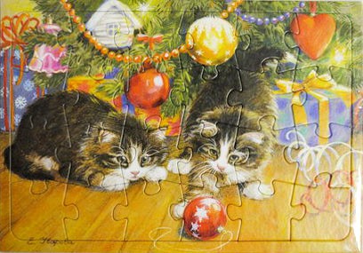 Пазл-рамка Котята_55 руб.