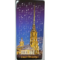 147_Открытка-пазл Петропавловский собор_25 руб.