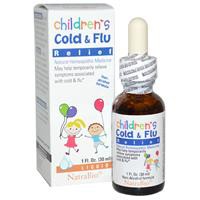 NatraBio, Children's Cold & Flu Relief, 1 fl oz (30 ml)