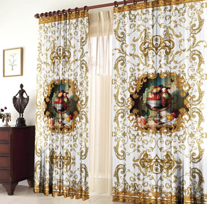 Фрукты (беж.) Шторы  270.jpg