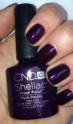 Shellac CND 90627 Plum Paisley