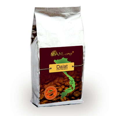 02.205 02.206 Далат Эспрессо, (DaLat Espresso, Vanlang) 250гр-265руб, 500гр-510руб