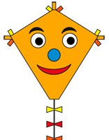 Воздушный змей Eddy Happy Face 50 cm_370+%