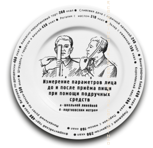 Тарелка Измерение параметров лица (малая).png