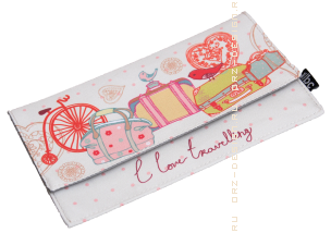 Travel конверт I love travelling (арт.Тр 1.114), текстильный 303 руб.png