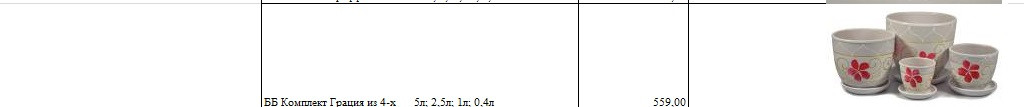 ББ Комплект Грация из 4-х      5л; 2,5л; 1л; 0,4л.jpg