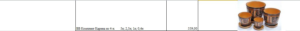 ББ Комплект Карина из 4-х       5л; 2,5л; 1л; 0,4л.jpg