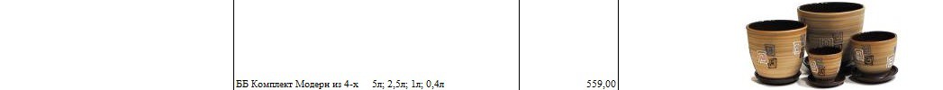 ББ Комплект Модерн из 4-х     5л; 2,5л; 1л; 0,4л.jpg