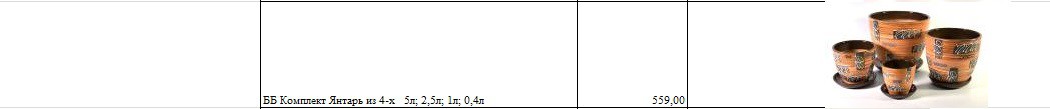 ББ Комплект Янтарь из 4-х   5л; 2,5л; 1л; 0,4л.jpg