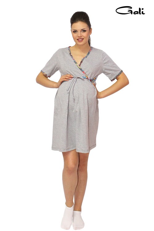 Платье домашнее Артикул: 1248  Цвет: орнамент на сером   Цена: 450 рублей