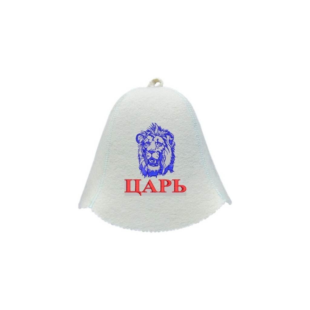 Шапка для бани и сауны Царь (лев).jpg