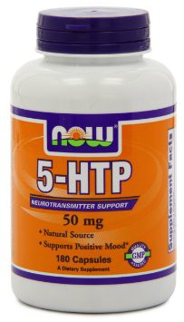 Now Foods, 5-HTP, 50 mg, 180 Capsules