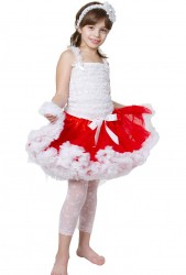  . Pettiskirt Red-White  899