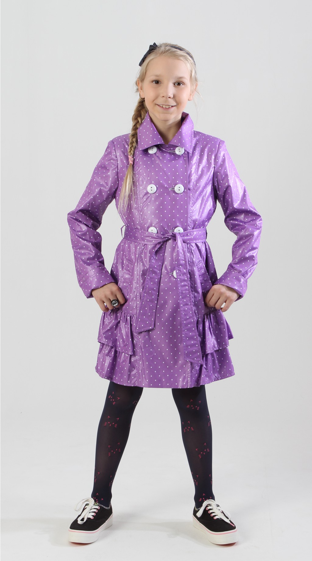 Плащ 00-03Lilac. 1600руб.