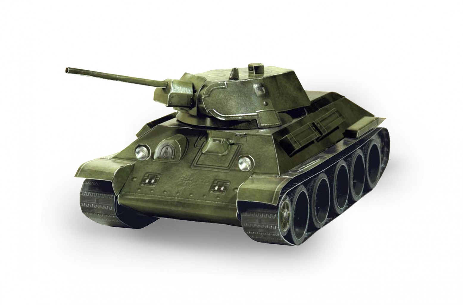 199-02_Танк Т-34 обр. 1941г. (зелен.)_80 руб.