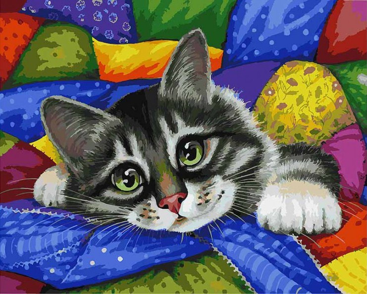 002-АВ Котик в лоскутках..jpg