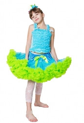  . Pettiskirt turquoise green.899