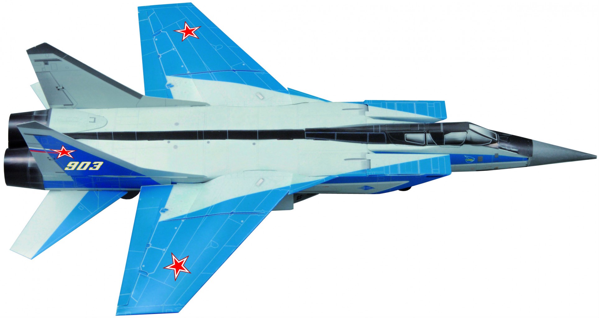 184_Истребитель МИГ 31_80 руб.