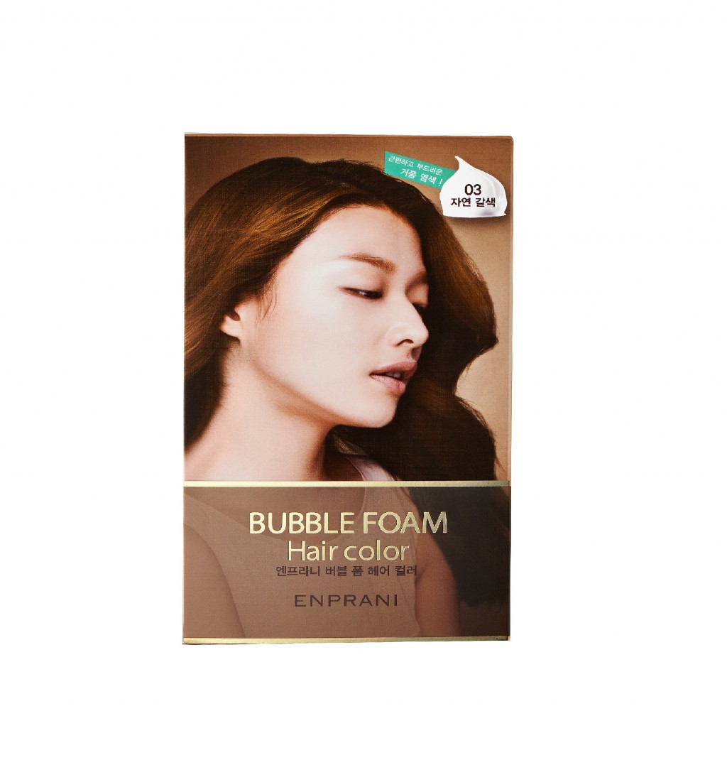 ENPRANI Bubble Foam Hair Color 03(Milk Brown)	-    ,  01 