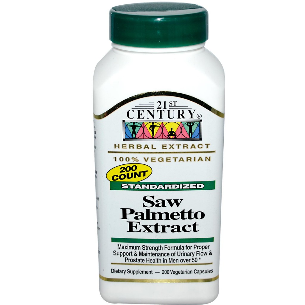 21st Century Health Care, Saw Palmetto Extract, Standardized, 200 Veggie Caps