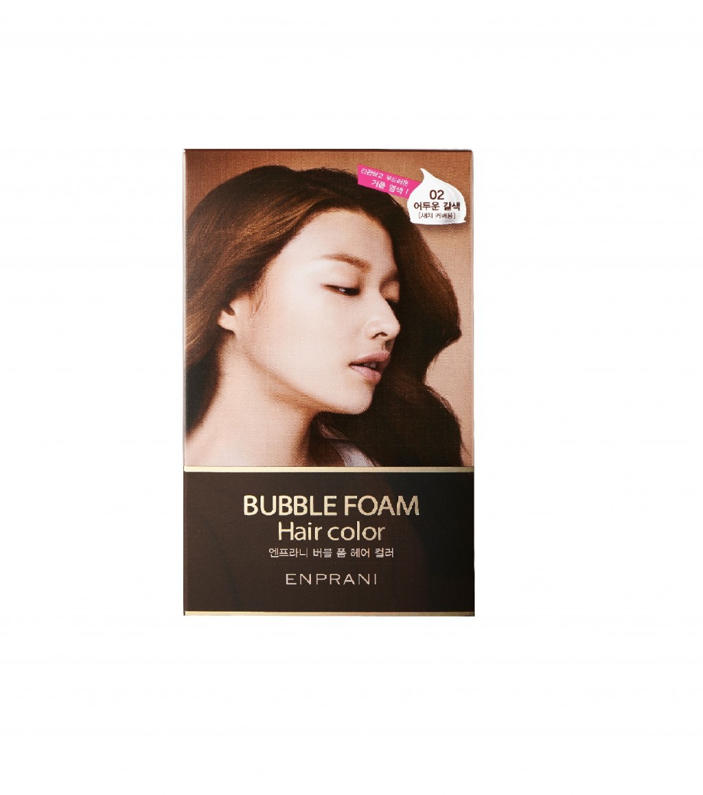 ENPRANI Bubble Foam Hair Color 02(Choco Brown)	-    ,  02 