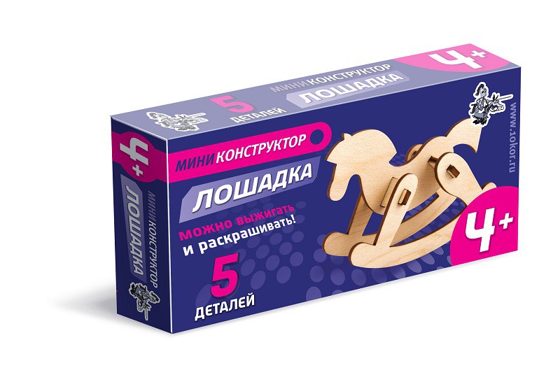 01636 Конструктор-мини деревянный 