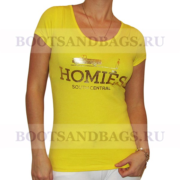 Футболка HOMIES АРТ 207 желтая единый 44-46-48 290руб.jpg