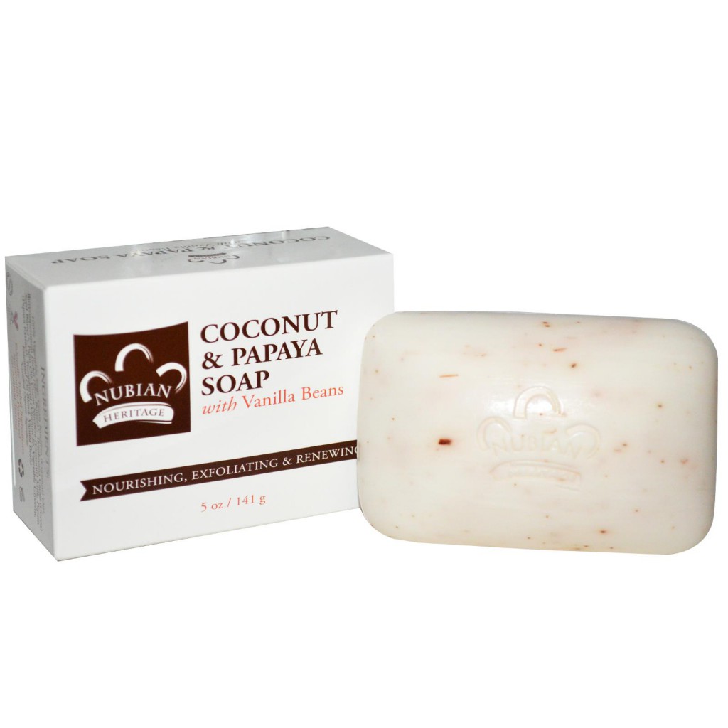 Nubian Heritage, Coconut & Papaya Soap, 5 oz (141 g)