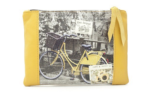 Клатч-косметичка 'Yellow Bike'.jpg