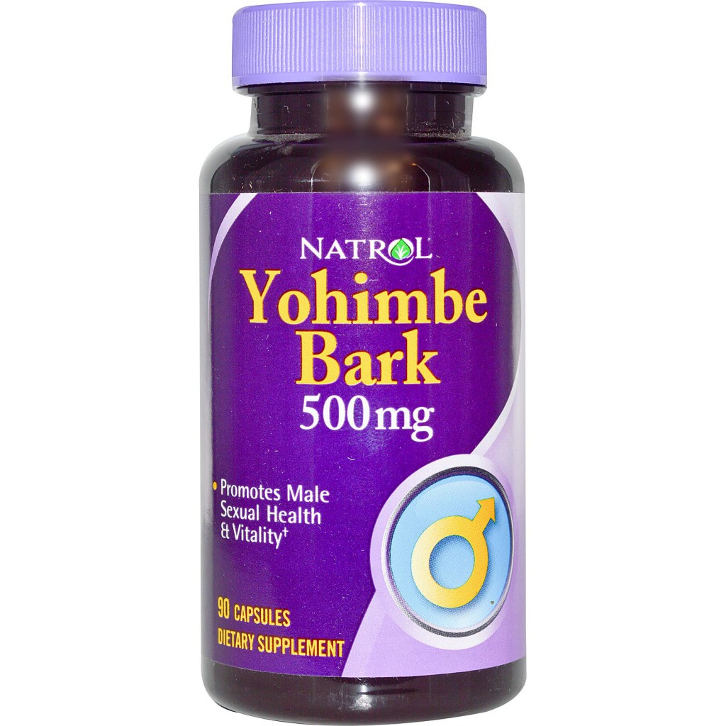 Natrol, Yohimbe Bark, 500 mg, 90 Capsules