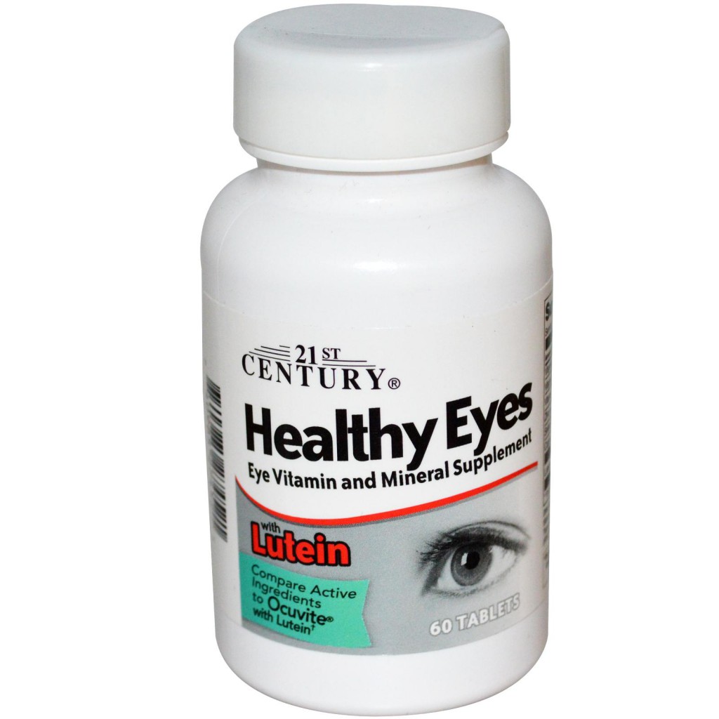 21st Century Health Care, Healthy Eyes with Lutein, 60 Tablets