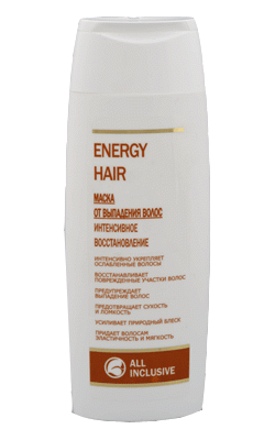 ENERGY HAIR. МАСКА ОТ ВЫПАДЕНИЯ ВОЛОС, ИНТЕНСИВНОЕ ВОССТАНОВЛЕНИЕ, 113,85 руб.