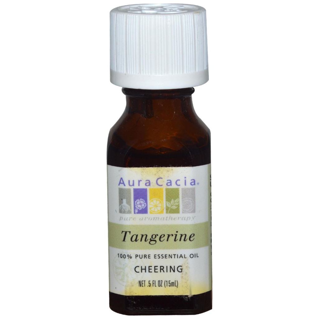 Aura Cacia, 100% Pure Essential Oil, Tangerine, Cheering, .5 fl oz (15 ml)