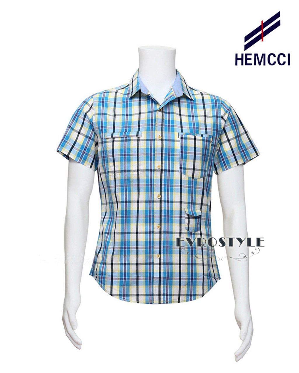 мужская рубашка из хлопка HEMCCI RBC710