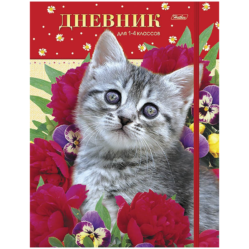 Дневник 1-4 кл. 48л. (твердый) Котенок, на резинке 45,26.jpg